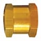 Tru-Flate Tru-Flate Brass/Steel Hex Coupling 1/4 in. Female 1 pc 21515 - alternate 1